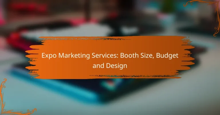 Expo Marketing Services: Tamaño de Stand, Presupuesto y Diseño
