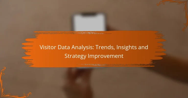 Análisis de Datos de Visitantes: Tendencias, Perspectivas y Mejora de Estrategias